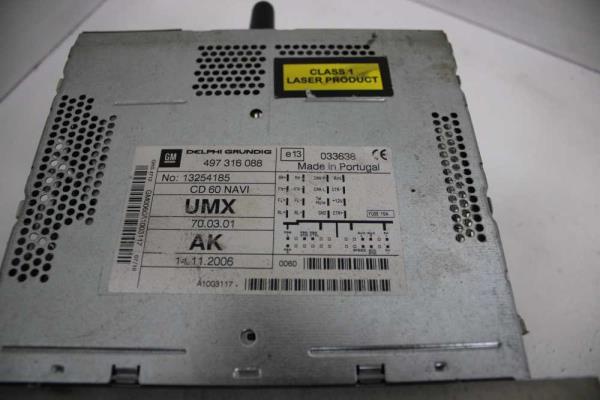 RADIO OPEL CORSA D / ZAFIRA B / ASTRA H - Vue 2